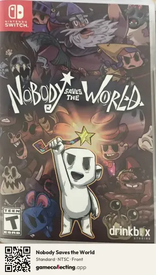 Nobody Saves the World Nintendo Switch, NTSC box front