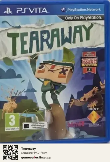 Tearaway PlayStation Vita, PAL box front