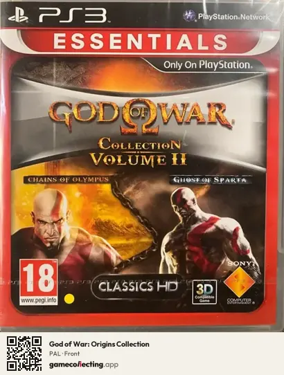 God of War: Origins Collection PlayStation 3, PAL box front