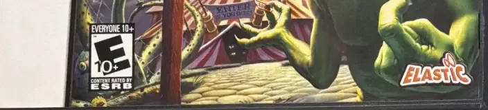 Goosebumps HorrorLand, the ESRB box on its front