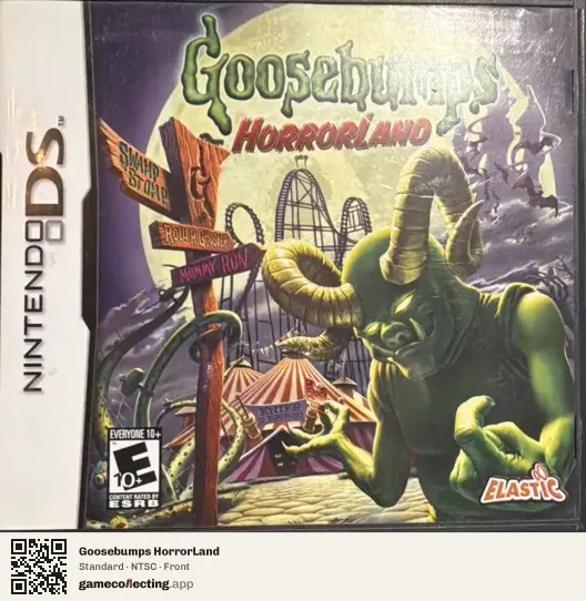 Goosebumps HorrorLand Nintendo DS, NTSC box front