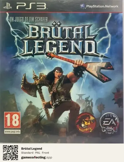 Brütal Legend PlayStation 3, PAL box front