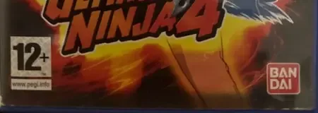 Naruto Shippuden: Ultimate Ninja 4, the PEGI square on its front