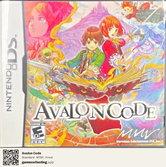 Avalon Code Nintendo DS, NTSC box front