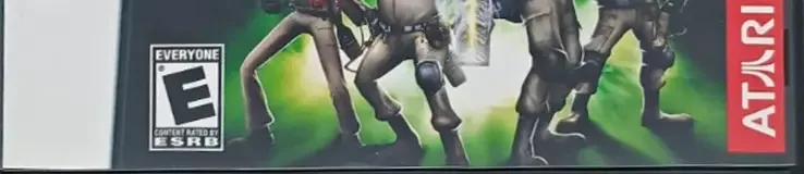 Ghostbusters: The Video Game, the ESRB box on its front