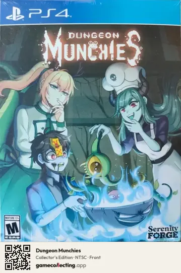 Dungeon Munchies PlayStation 4, NTSC box front