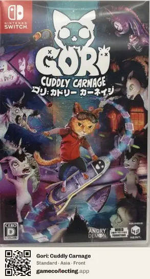 Gori: Cuddly Carnage Nintendo Switch, Asia box front
