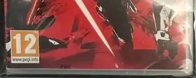 Daemon X Machina, the PEGI square on its front