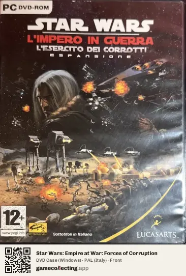 Star Wars: Empire at War: Forces of Corruption Computer, Italy box front
