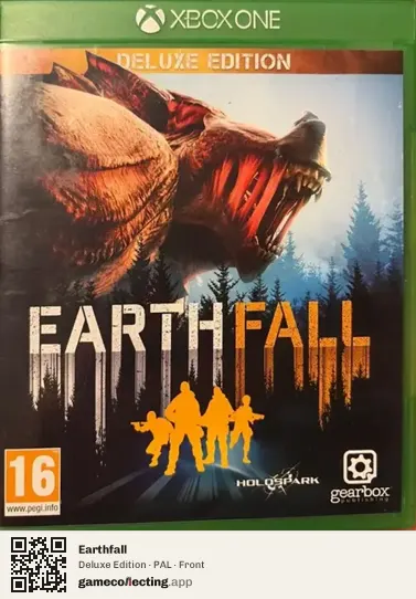 Earthfall Xbox One, PAL box front