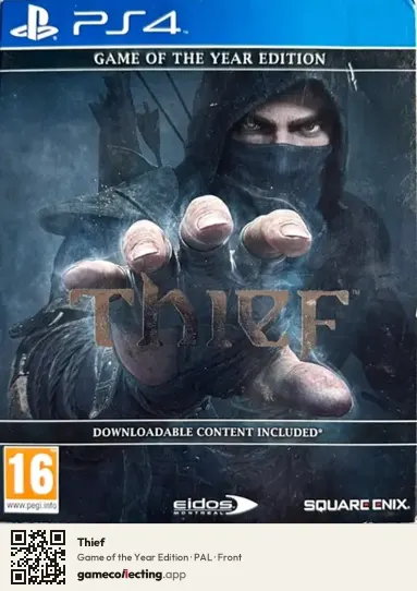 Thief PlayStation 4, PAL box front