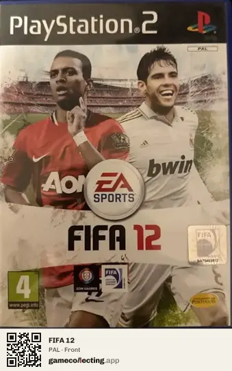 FIFA 12 PlayStation 2, PAL box front