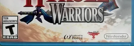 Hyrule Warriors, the ESRB box on its front