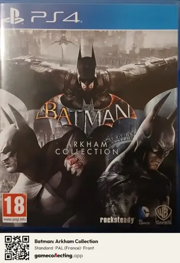 Batman: Arkham Collection PlayStation 4, France box front