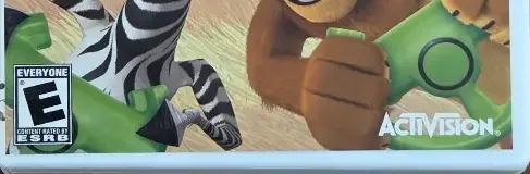 Madagascar Kartz, the ESRB box on its front