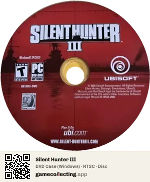 Silent Hunter III Computer, NTSC disc