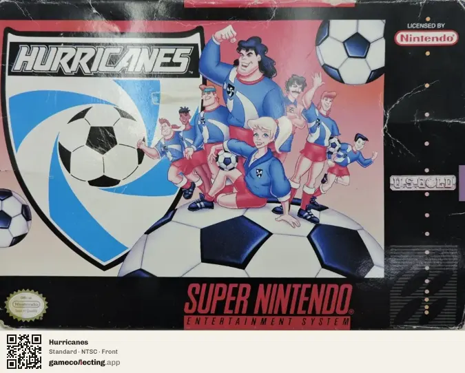 Hurricanes Super Nintendo Entertainment System, NTSC box front