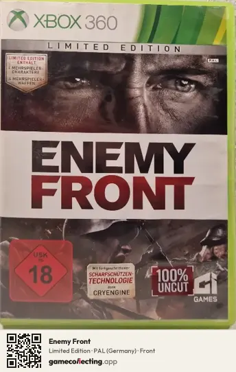 Enemy Front Xbox 360, Germany box front