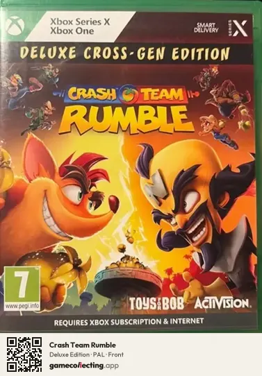 Crash Team Rumble Xbox Series X, PAL box front