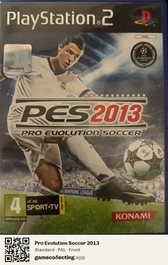 Pro Evolution Soccer 2013 PlayStation 2, PAL box front