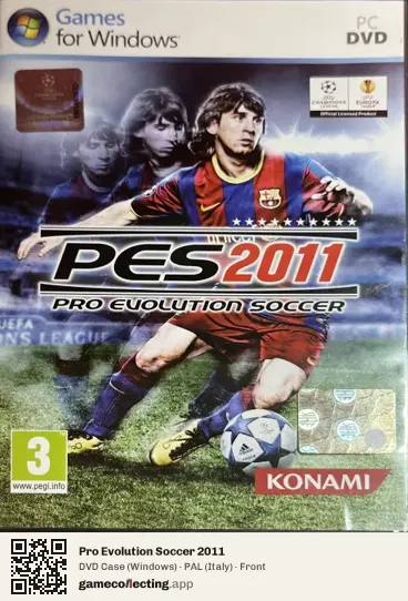 Pro Evolution Soccer 2011 Computer, Italy box front