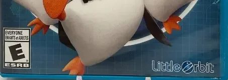 Penguins of Madagascar, the ESRB box on its front