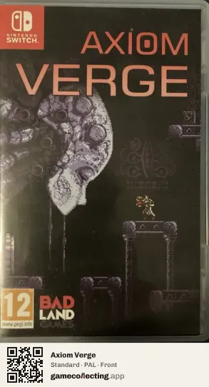 Axiom Verge Nintendo Switch, PAL box front