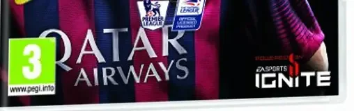 FIFA 14, the PEGI square on its front
