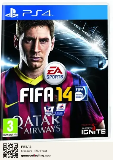 FIFA 14 PlayStation 4, PAL box front