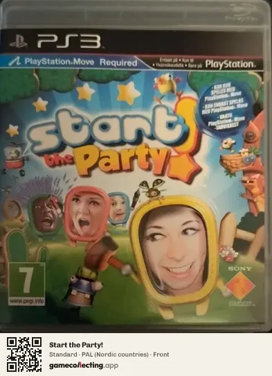 Start the Party! PlayStation 3, Nordic countries box front