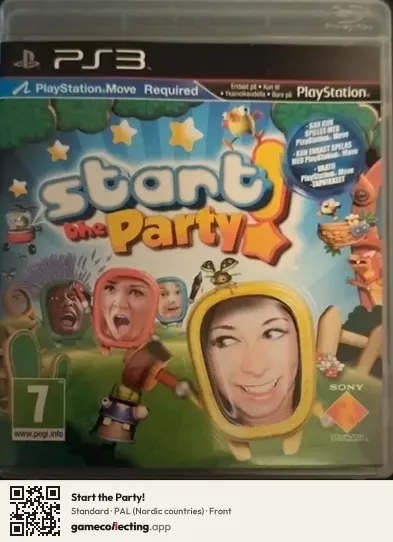 Start the Party! PlayStation 3, Nordic countries box front