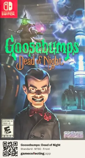 Goosebumps: Dead of Night Nintendo Switch, NTSC box front