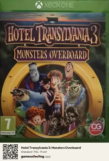 Hotel Transylvania 3: Monsters Overboard Xbox One, PAL box front