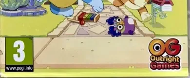 Bluey: The Videogame, the PEGI square on its front