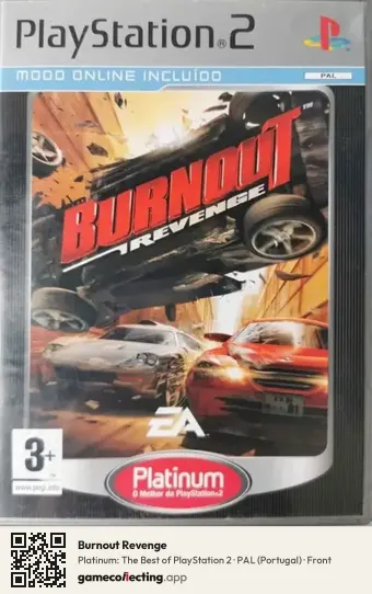 Burnout Revenge PlayStation 2, Portugal box front