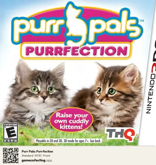 Purr Pals: Purrfection Nintendo 3DS, NTSC box front