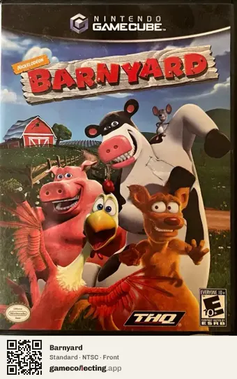 Barnyard Nintendo GameCube, NTSC box front