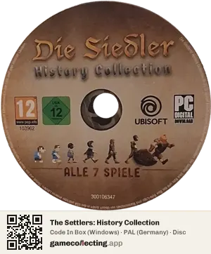 The Settlers: History Collection Computer, PAL disc