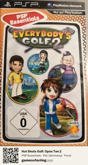 Hot Shots Golf: Open Tee 2 PlayStation Portable, Germany box front