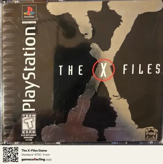The X-Files Game PlayStation, NTSC box front