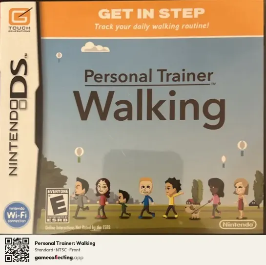 Personal Trainer: Walking Nintendo DS, NTSC box front