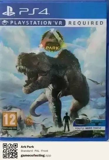 Ark Park PlayStation 4, PAL box front