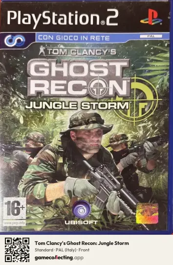 Tom Clancy's Ghost Recon: Jungle Storm PlayStation 2, Italy box front