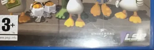 Sitting Ducks, the PEGI square on its front