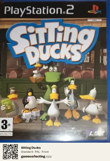 Sitting Ducks PlayStation 2, PAL box front