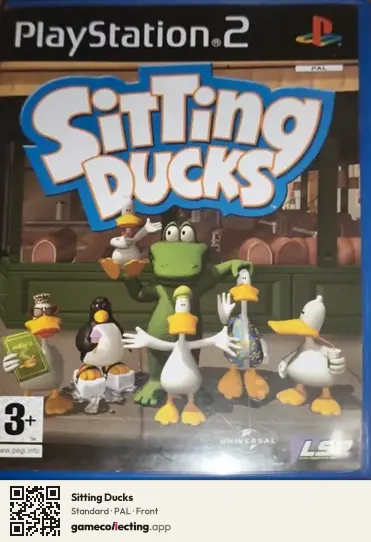 Sitting Ducks PlayStation 2, PAL box front