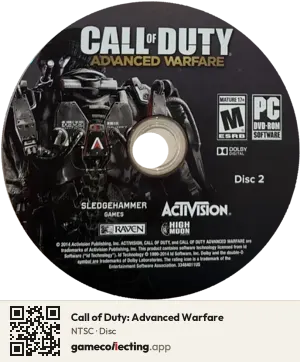 Call of Duty: Advanced Warfare Computer, NTSC disc