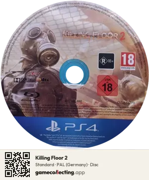 Killing Floor 2 PlayStation 4, PAL disc