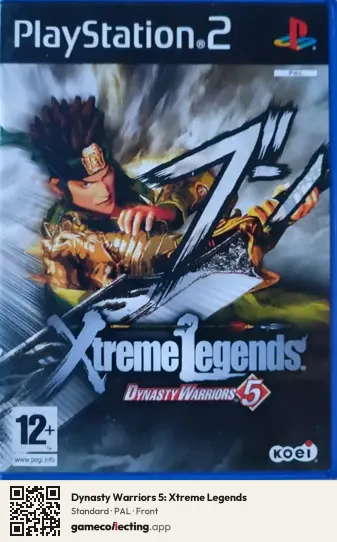 Dynasty Warriors 5: Xtreme Legends PlayStation 2, PAL box front