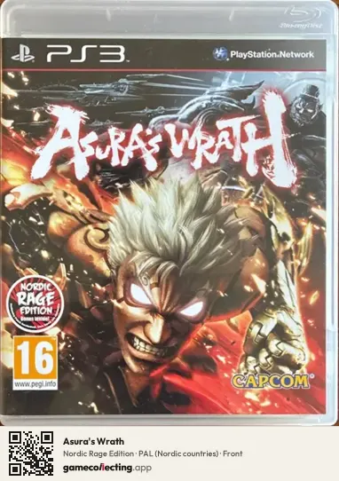 Asura's Wrath PlayStation 3, Nordic countries box front